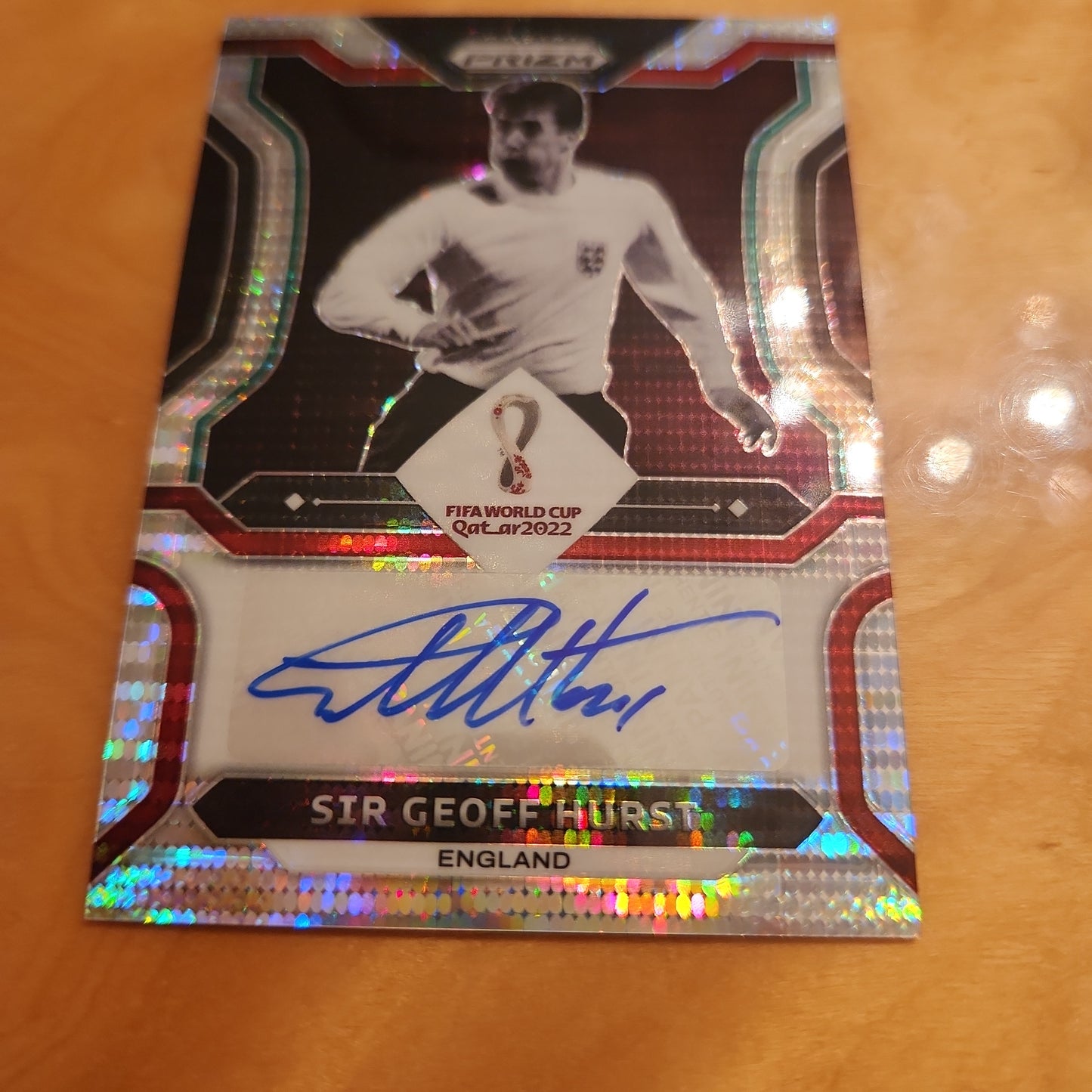 Panini Prizm Sir Geoff Hurst Auto #S-GHU