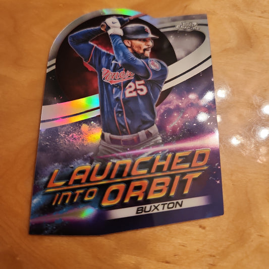 Topps Chrome Launched Into Orbit Dye-Cut Bryon Buxton #LIO-15