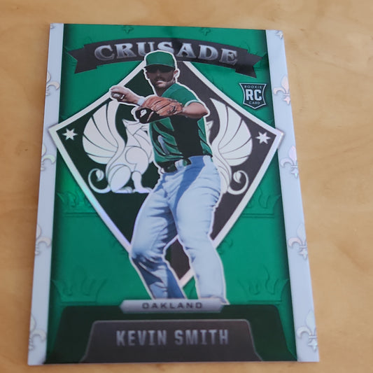 Panini Prizm Green Crusade Kevin Smith RC 14/75 #13