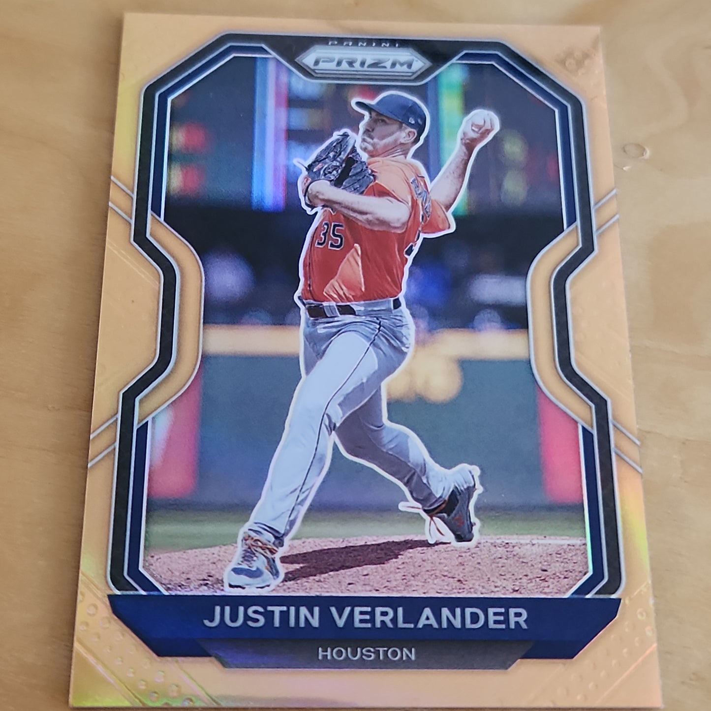 Panini Prizm Orange Justin Verlander 097/100 #36
