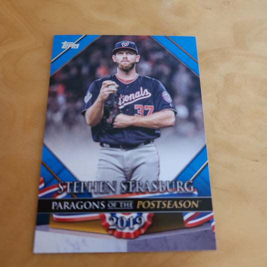 Topps Blue Pargons Of The Postseason Stephen Stasburg #PP-22