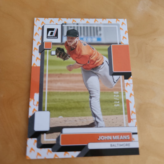 Panini Donruss John Means 02/75 #128