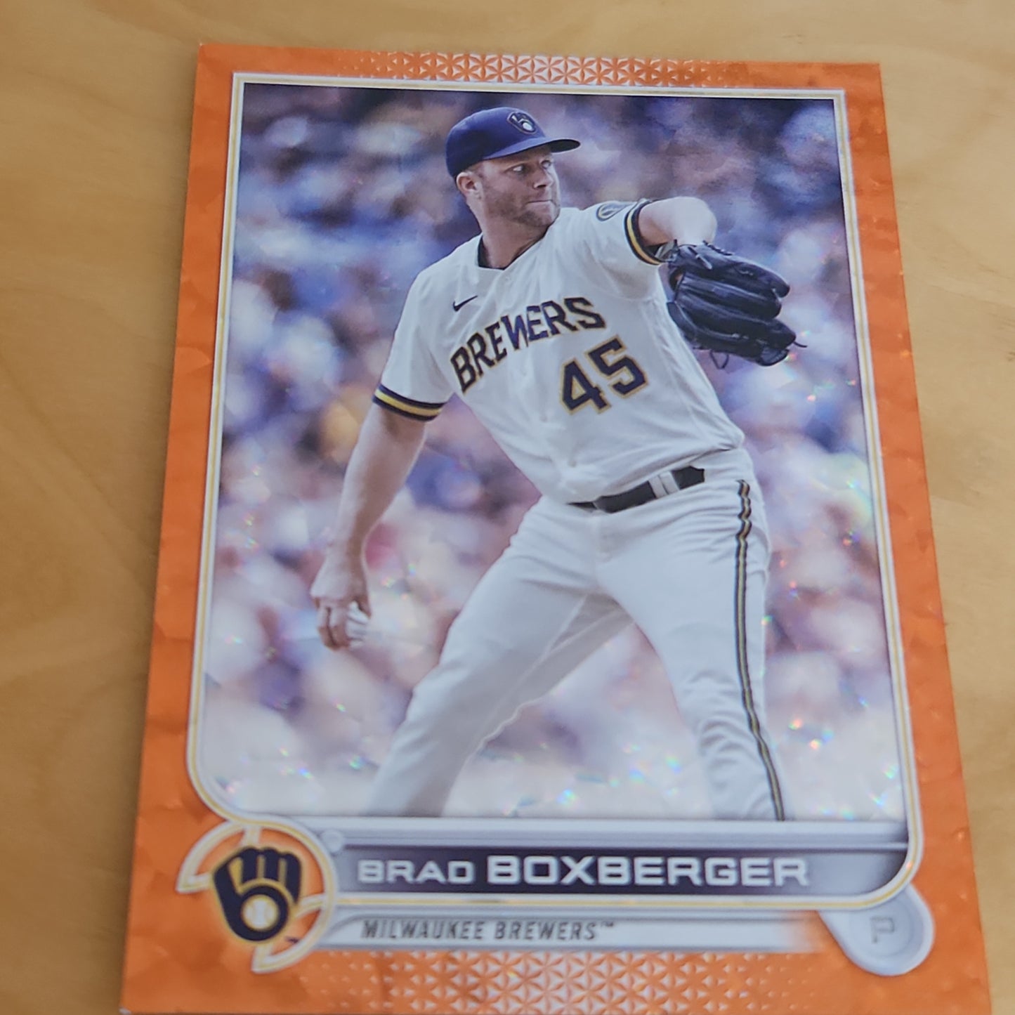 Topps Orange Refractor Brad Boxberger 098/299 #US61