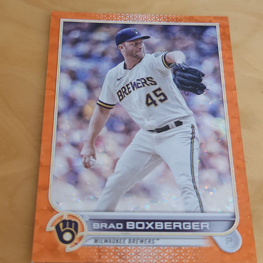 Topps Orange Refractor Brad Boxberger 098/299 #US61