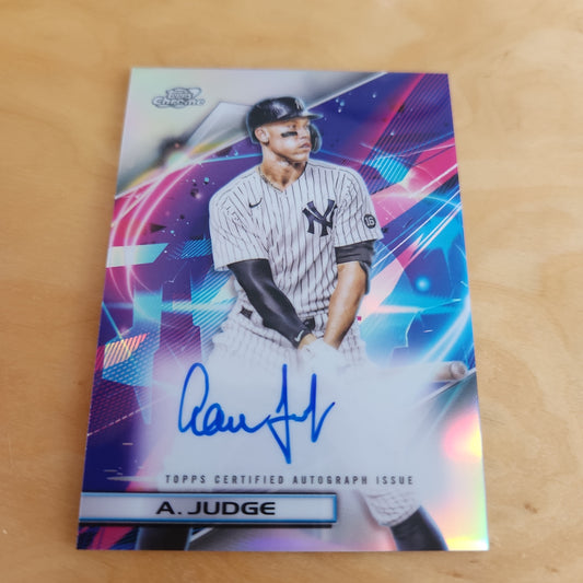 Topps Cosmic Chrome Aaron Judge Auto #CCA-AJ