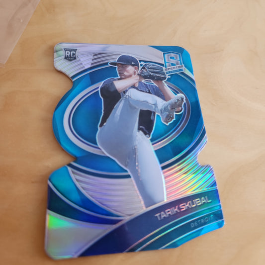 Panini Prizm Spectra Blue Tarik Skubal RC 14/45 #108