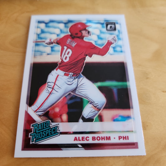 Panini Rated Prospect Optic Alec Bohm #RP-3