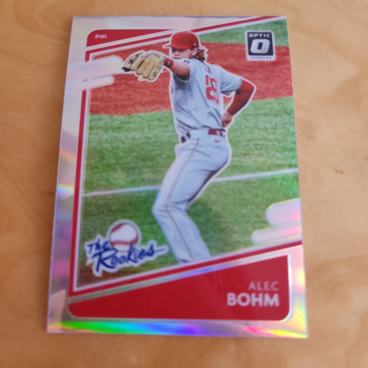 Panini Prizm Optic The Rookies Alec Bohm #TR7