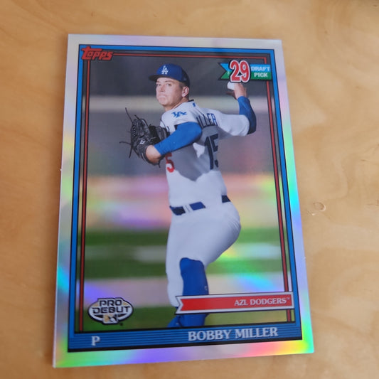 Topps Pro Debut Bobby Miller 39/99 #PDC-176