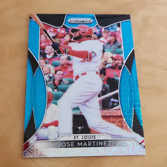 Panini Prizm Blue Refractor Jose Martinez 220/399 #170