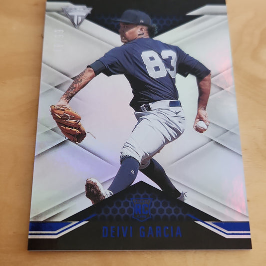 Panini Titanium Blue Deivi Garcia RC 48/99 #6