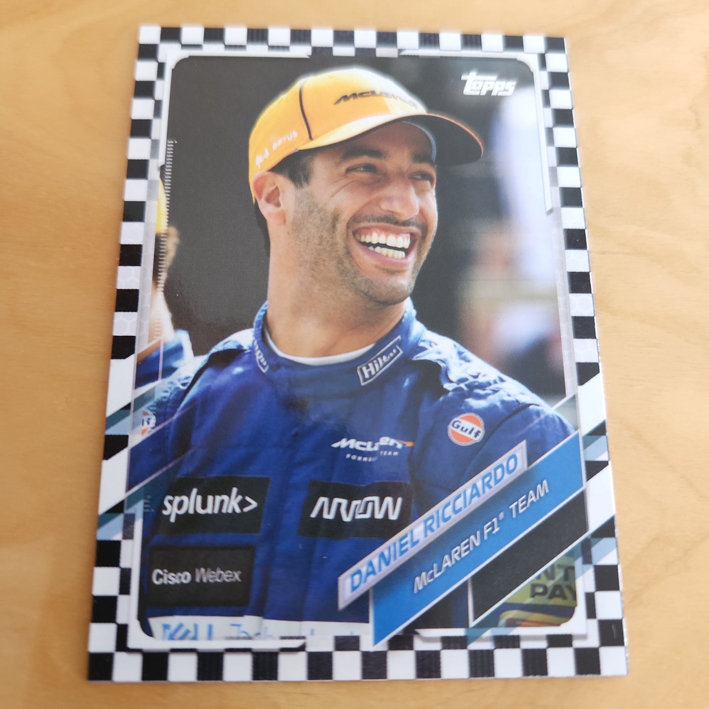 Topps Checkered Daniel Ricciardo #28