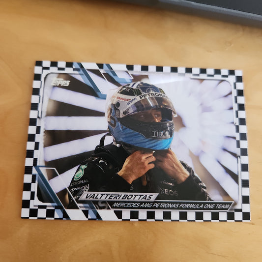 Topps Checkered Valtteri Bottas #21