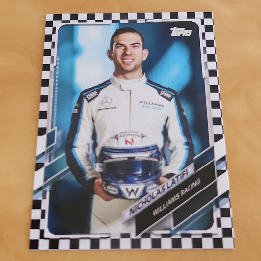 Topps Checkered Nicholas Latifi #20