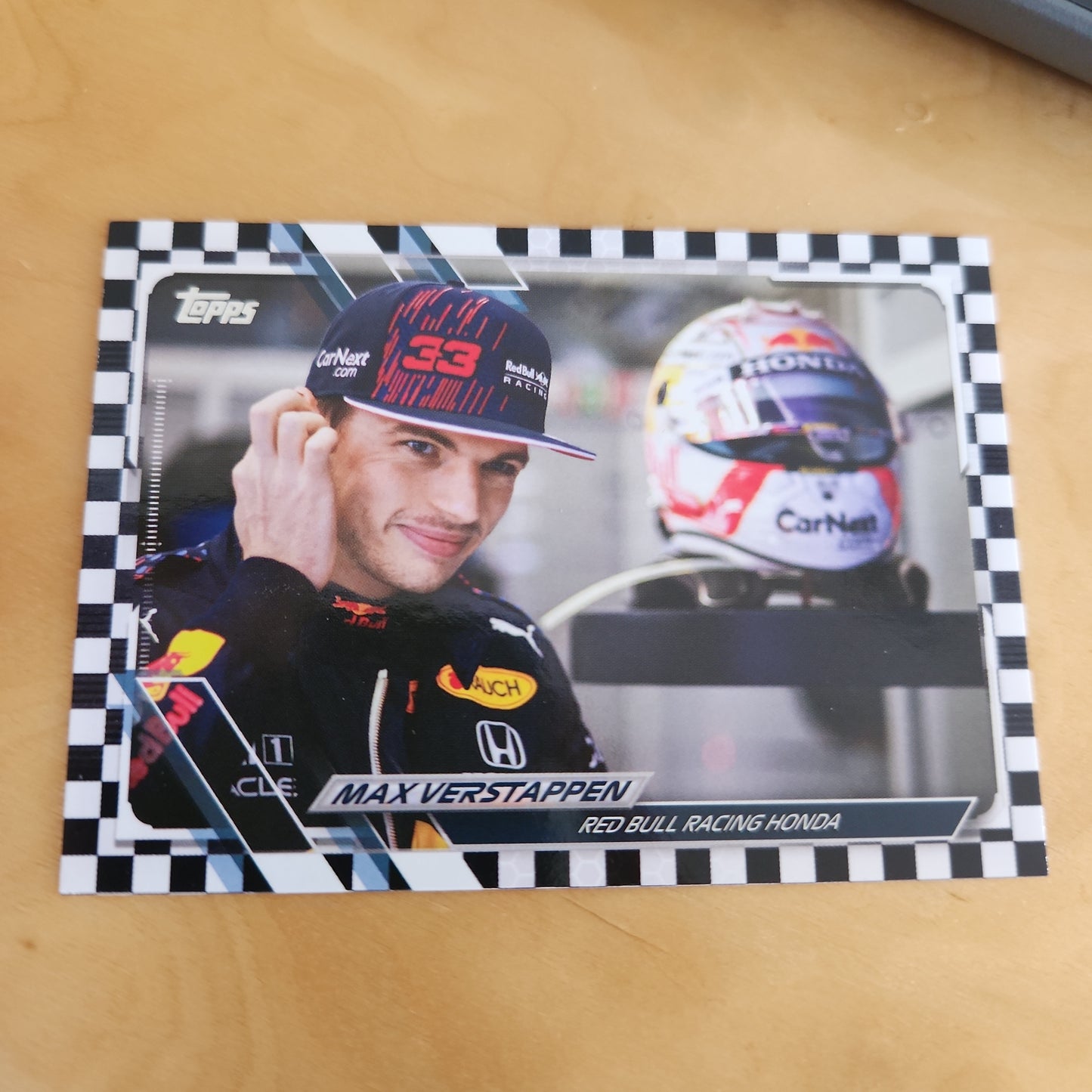 Topps Checkered Max Verstappen #43