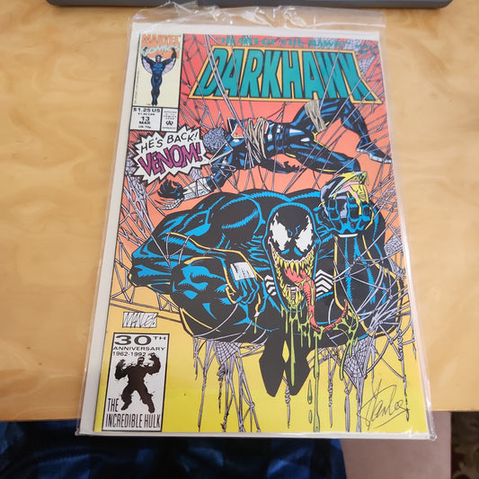 Marvel Comics 30t Anniversary 1962-1992 The Incredible Hulk Darkhawk