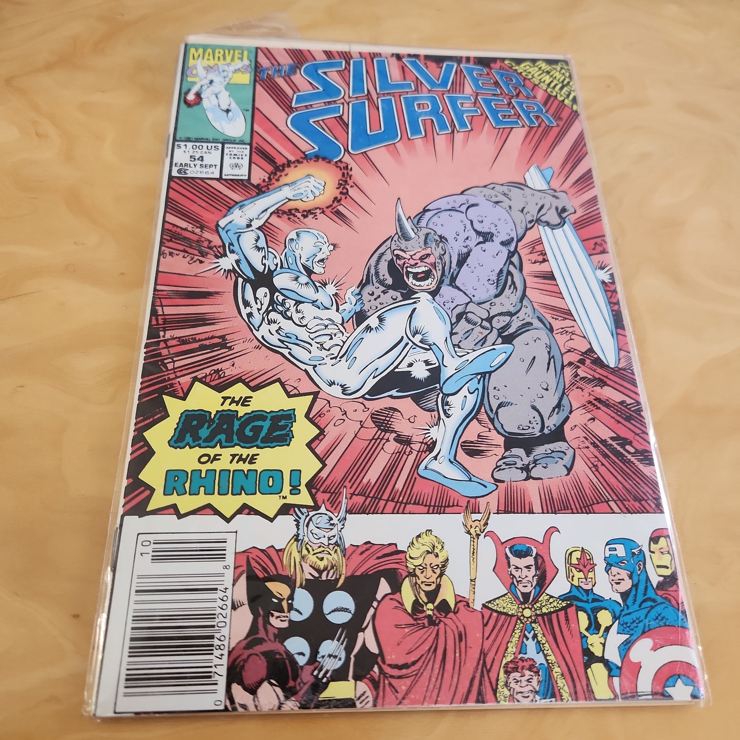 Marvel Comics The Silver Surfer The Rage Of The Rhino