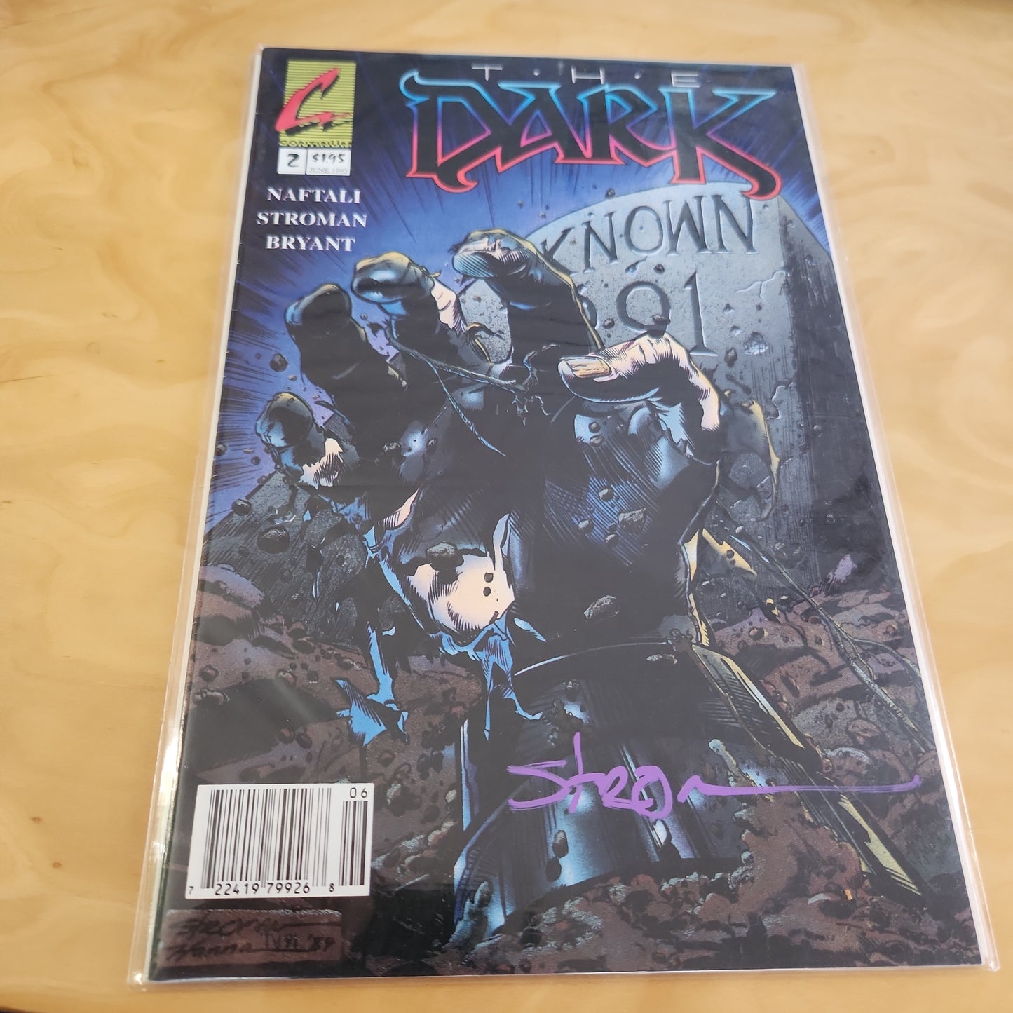 Continum Comics The Dark Autograph