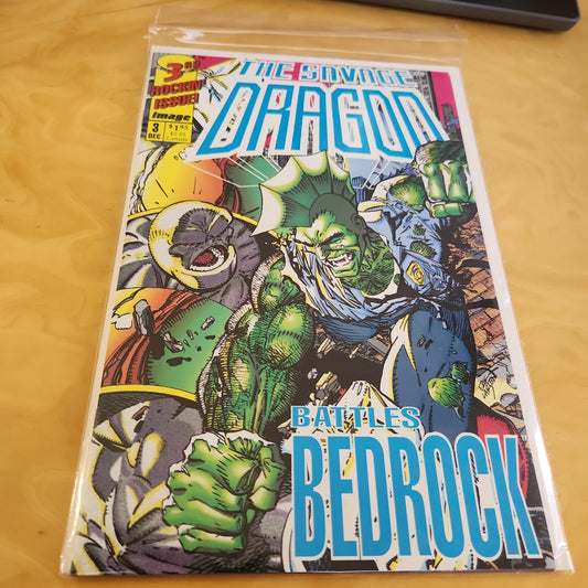 3rd Rokin Issue The Savage Dragod Battles Bedrock