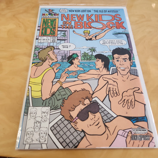 Harvey Rockomics New Kids On The Block Lost On The Isle Of Mystery