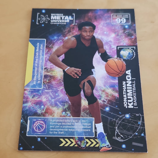 Sky Box Metal Universe Jonathan Kuminga #99