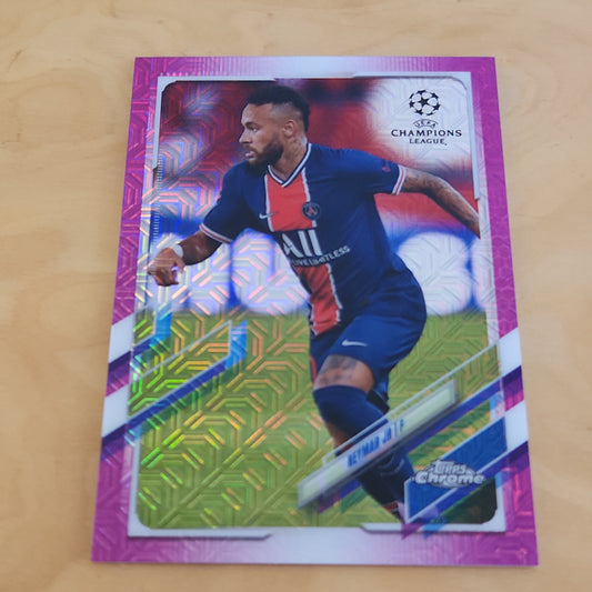 Topps Chrome Pink Refractor Neymar Jr. 013/125 #16