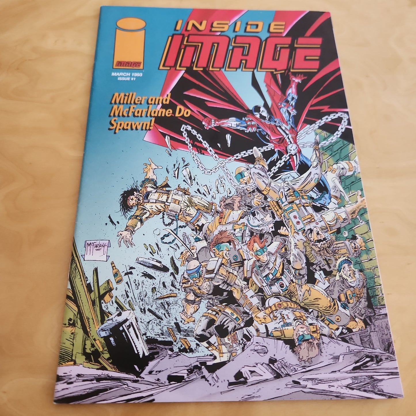 Inside Image Liefeld Youngblood: Strike File & Inside Omage Miller McFarlane Do Spawn