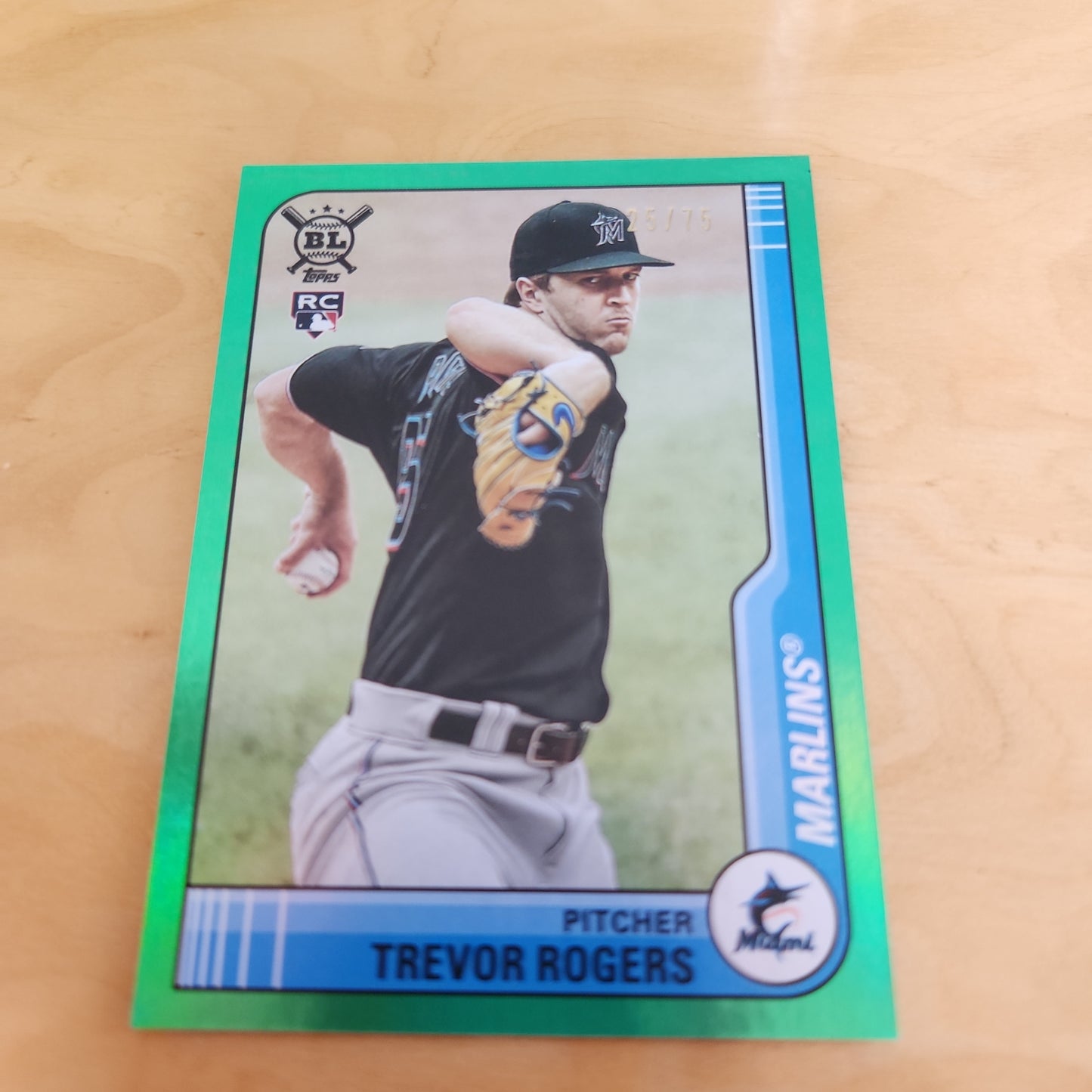 Topps BL Green Trevor Rodgers 25/75 #185