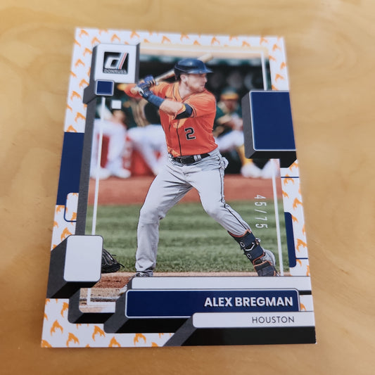 Panini Donruss Fire Alex Bregman #110