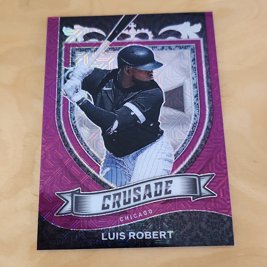 Panini Prizm Crusades Purple Luis Robert 40/99 #21