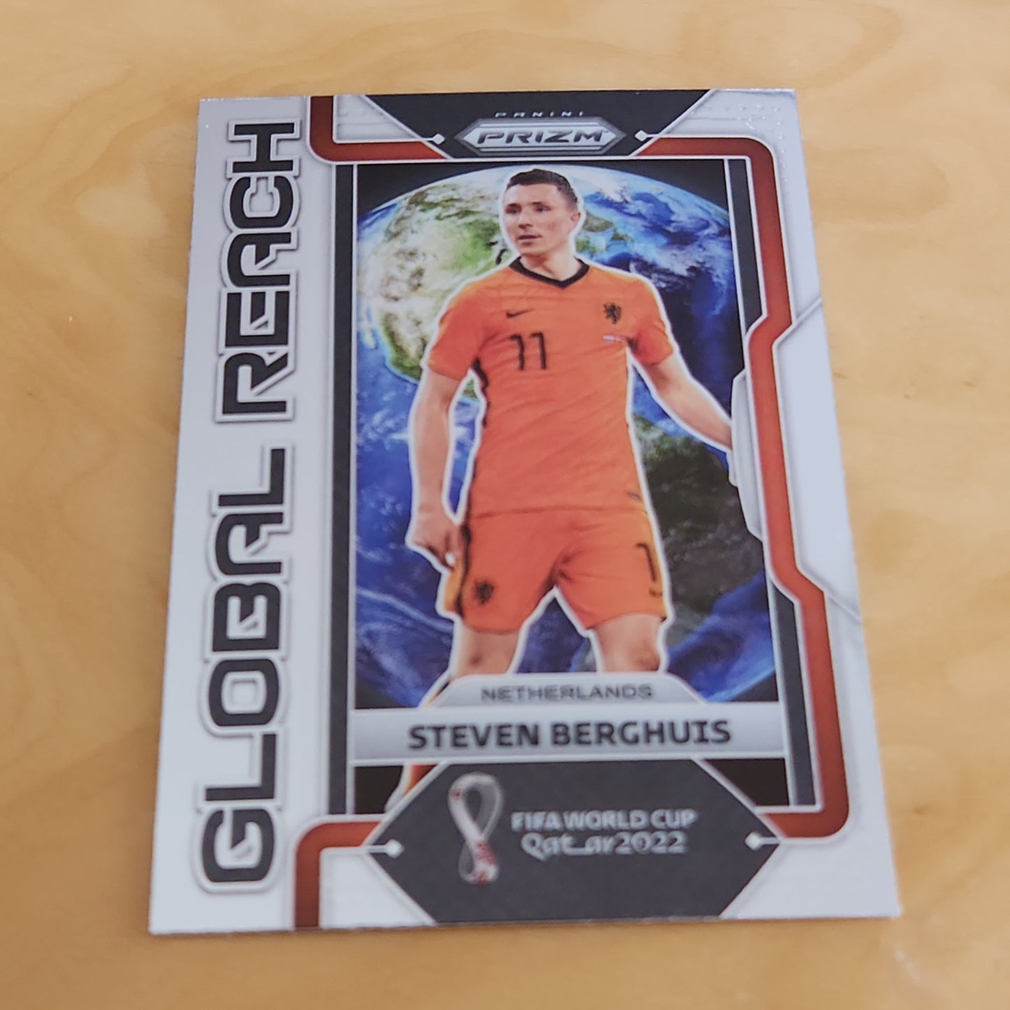 Panini Prizm Global Reach Steven Berghuis #4