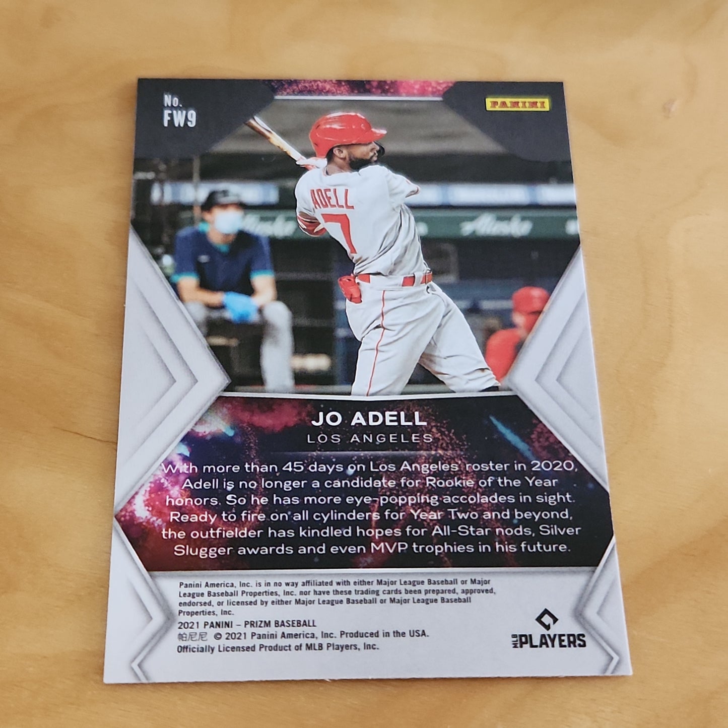 Panini Prizm Fireworks Jo Adell RC #FW9
