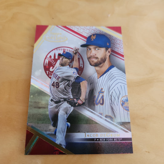 Topps Gold Label Red Jacob DeGrom 39/50 #63