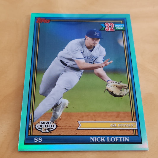 Topps Green Pro Debut Nick Loftin 37/75 #PDC-185