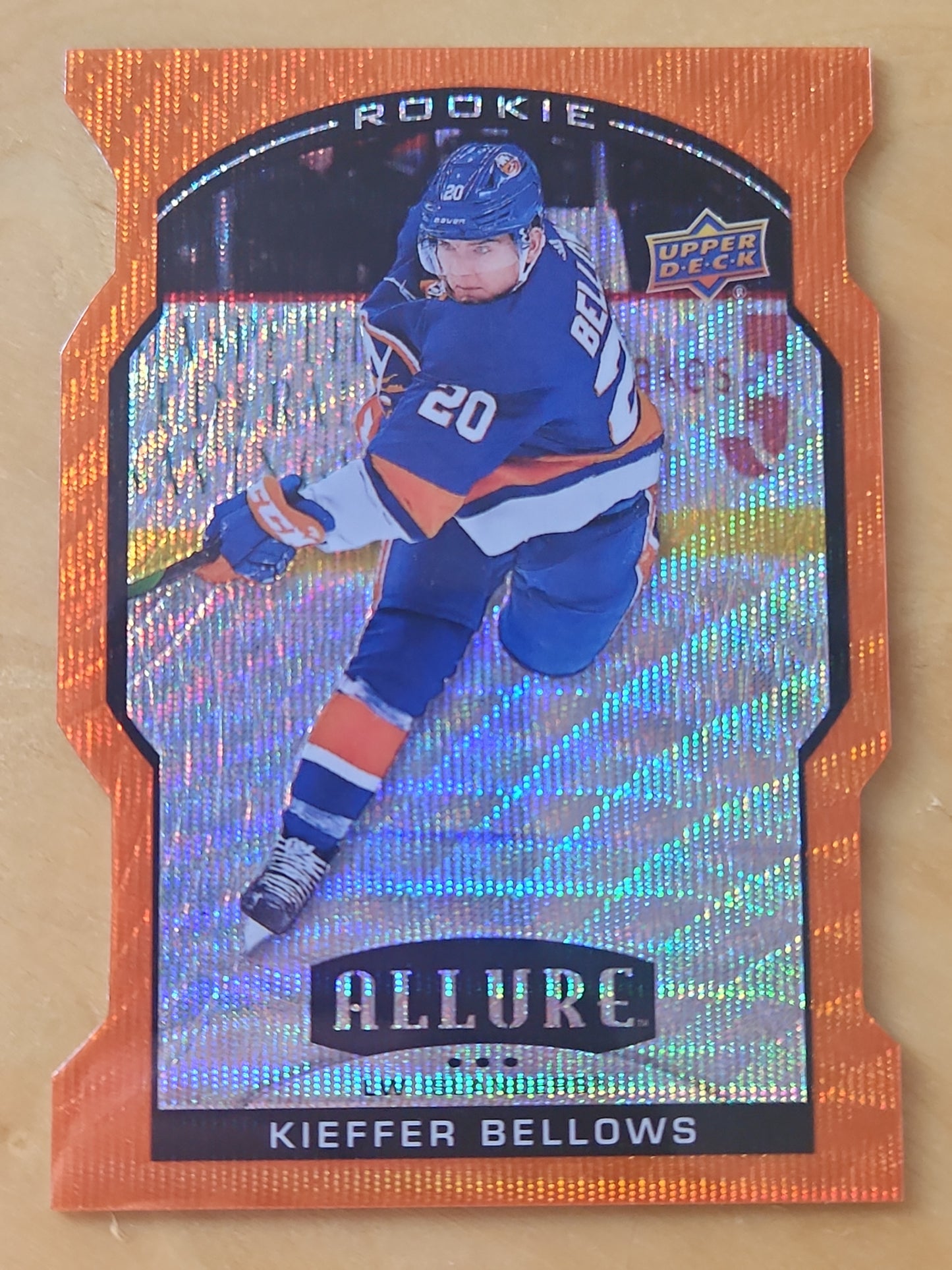 2020-21 Upper Deck Allure Keiffer Bellows Orange Slice Islanders #72