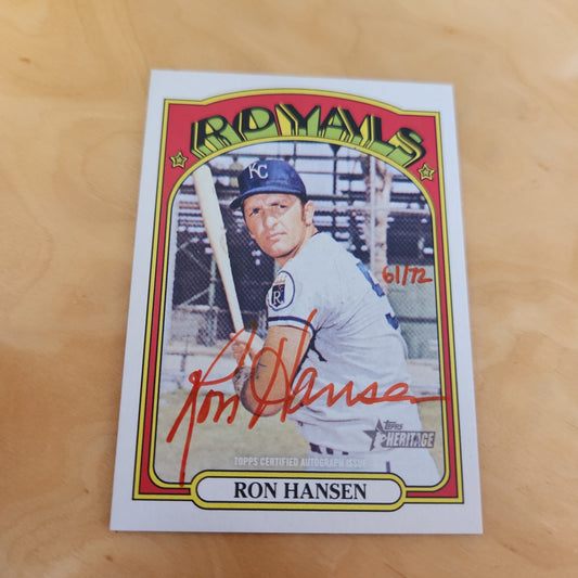 Topps Heritage Auto 61/72 #ROA-RH