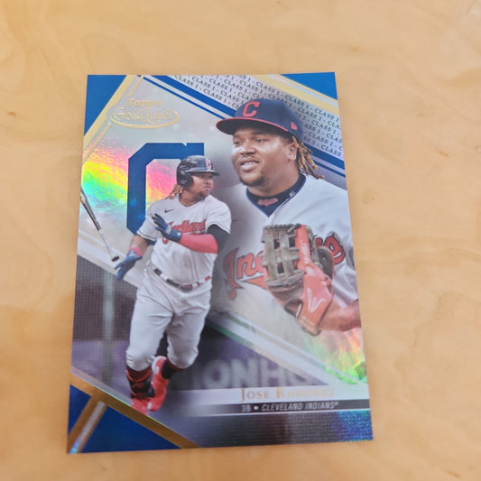 Topps Chrome Blue Gold Label Jose Ramirez 067/150 #44