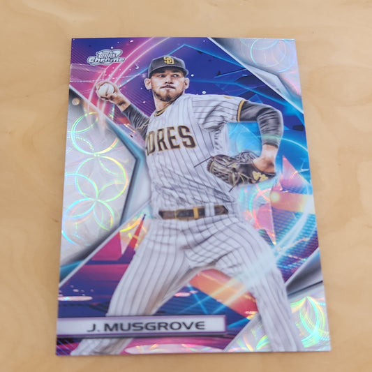 Topps Chrome Cosmic Joe Musgrove #187