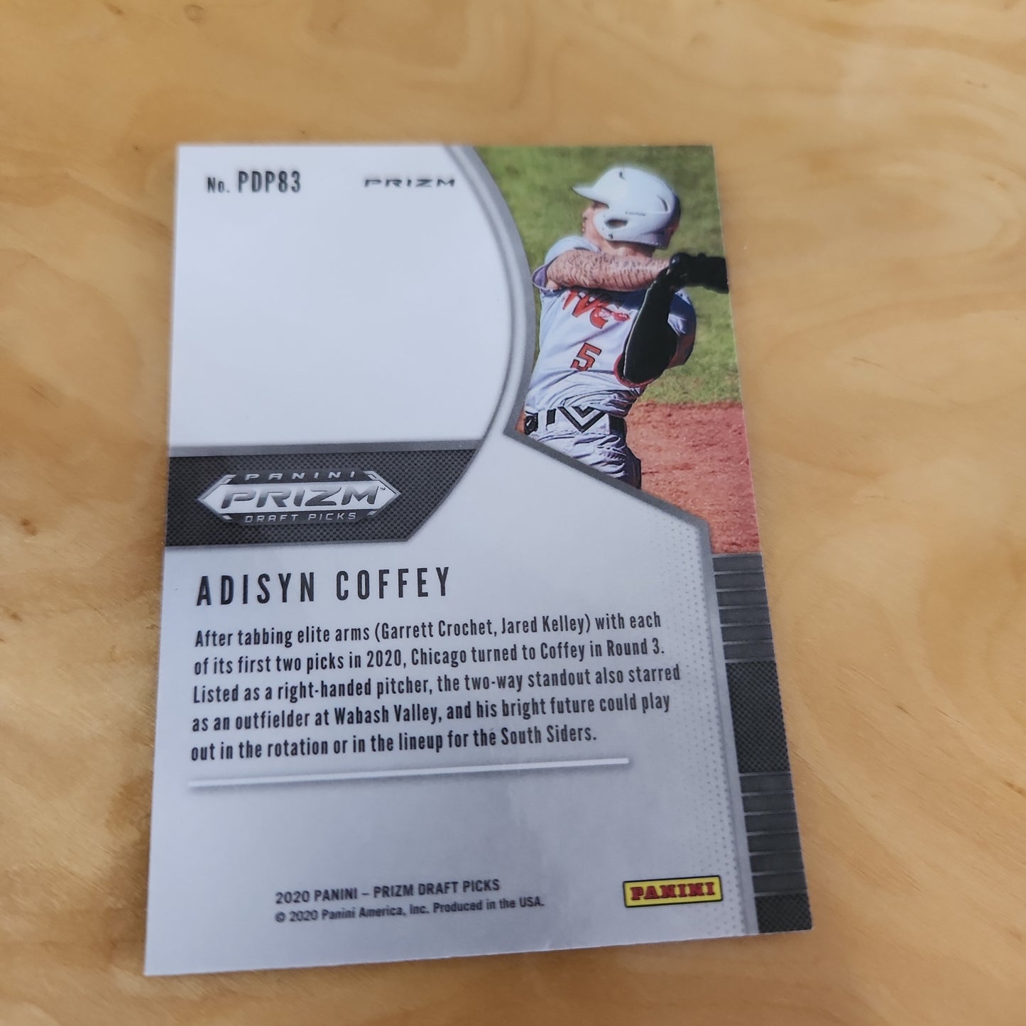 Panini Prizm Red Draft Picks Adisyn Coffey #PDP83