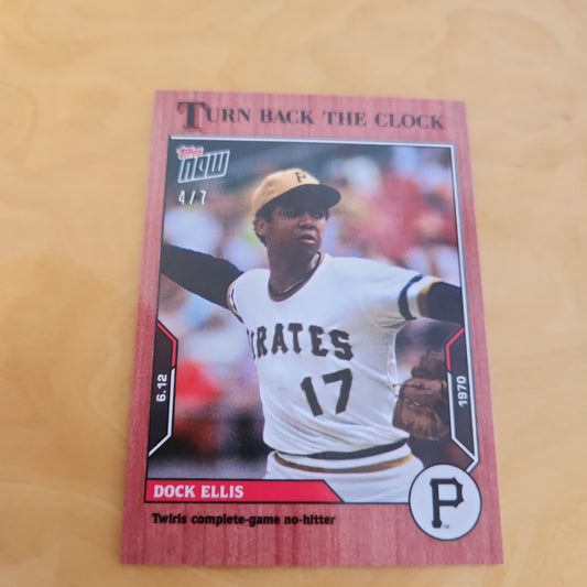 Topps Turn Back The Clock Now Dock Ellis 4/7 #73