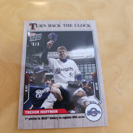 Topps Now Turn Back The Clock Trevor Hoffman 3/3 #160