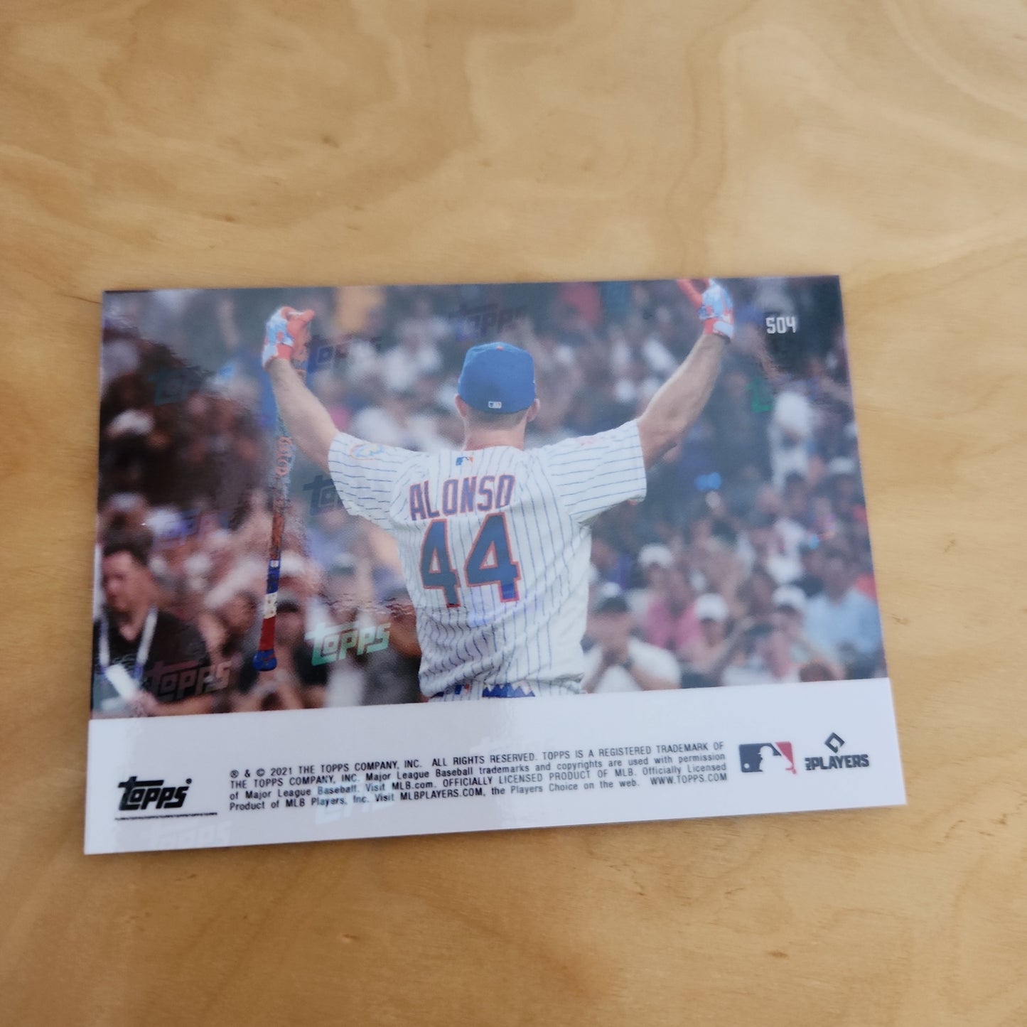Topps Now Blue Pete Alonso 25/49 #504