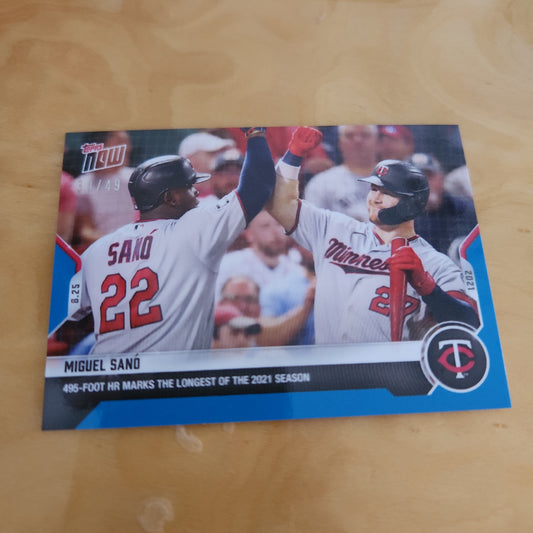 Topps Now Miguel Sanó 39/59 #708