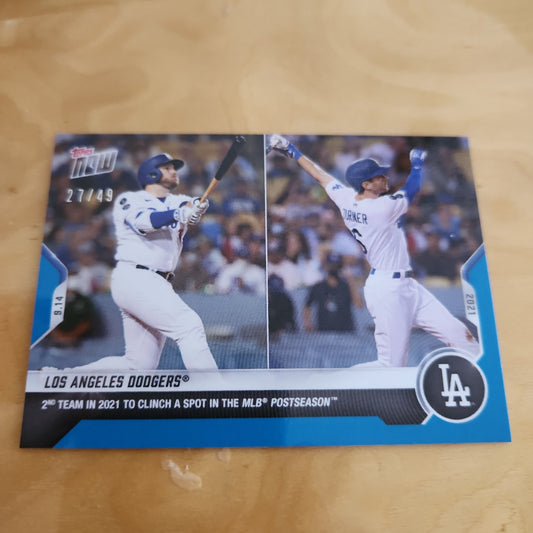 Topps Now Blue Las Angles Dodgers #609