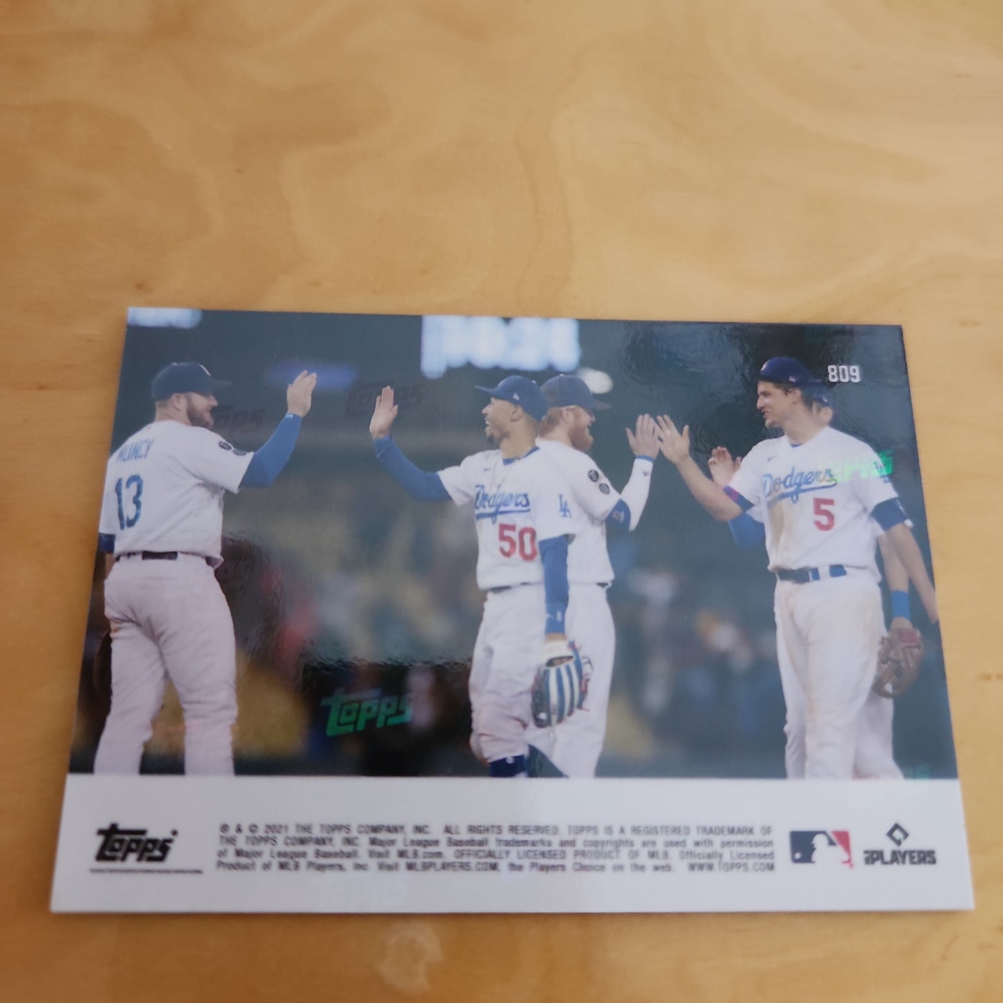 Topps Now Blue Las Angles Dodgers #609