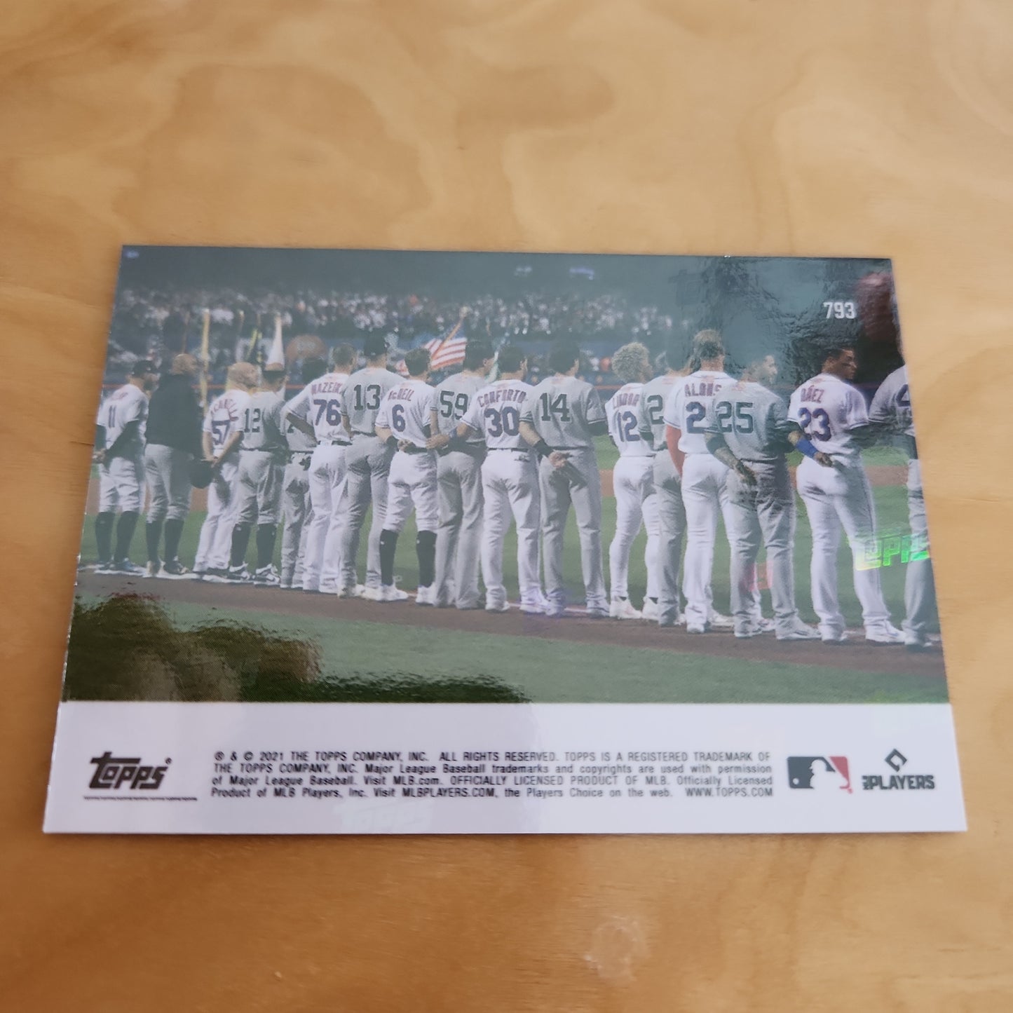 Topps Now Blue New York Mets & New York Yankees 02/49 #793