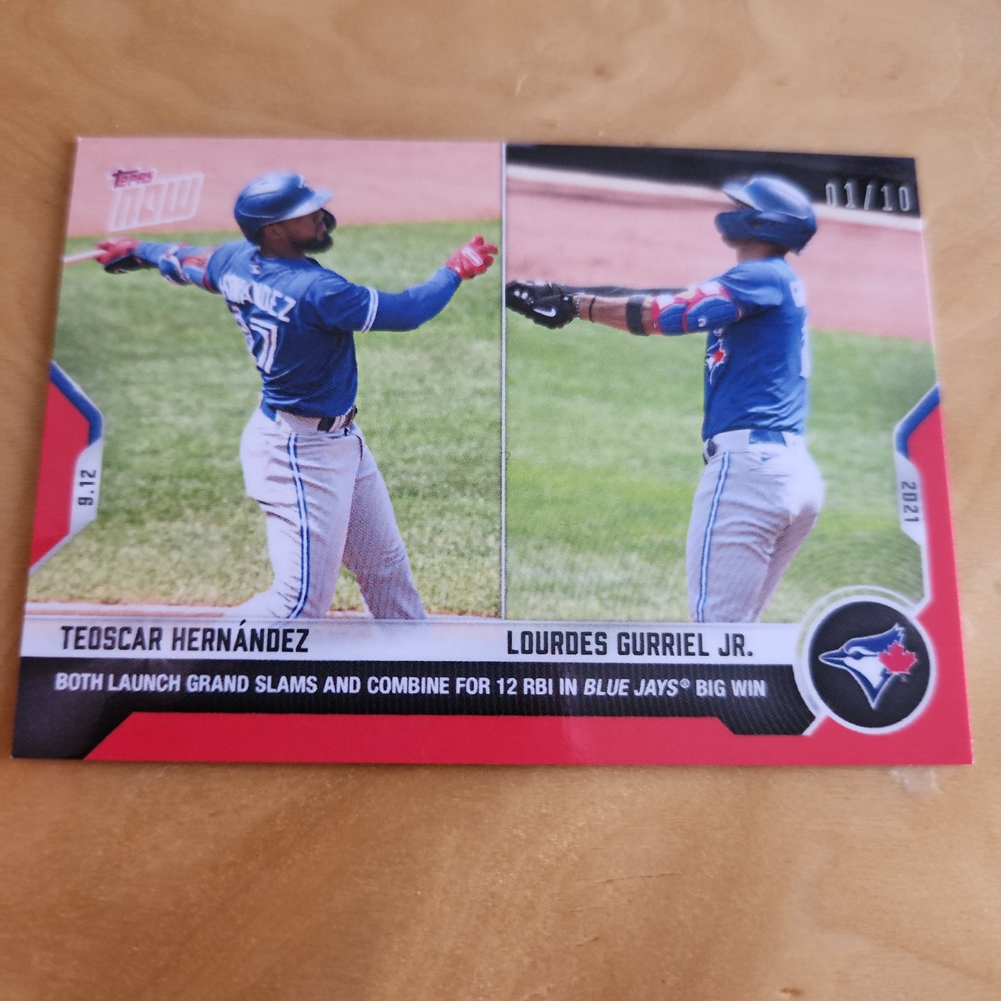 Topps Now Red Tedscar Hernàndez & Lourdes 1/10 #796