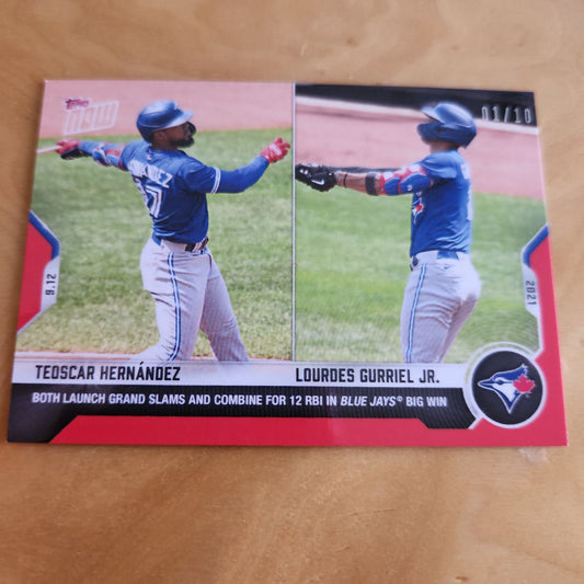 Topps Now Red Tedscar Hernàndez & Lourdes 1/10 #796