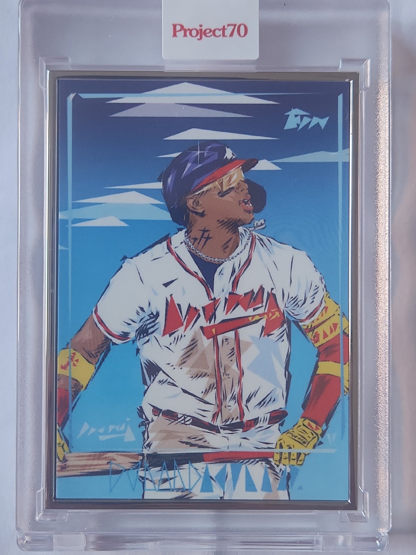 2021 Topps Project70 Ronald Acuna Jr. #507 Artist Proof by Natural 21/51