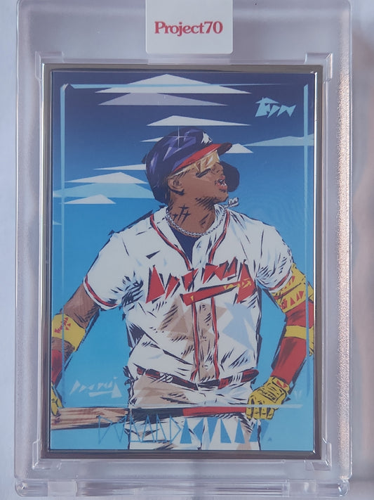 2021 Topps Project70 Ronald Acuna Jr. #507 Artist Proof by Natural 21/51